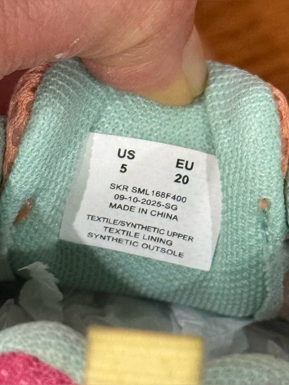 See Kai Run Baby Girls Toddlers 5 Viento Mini First Walker Shoes Sneakers Peach - Picture 3 of 9